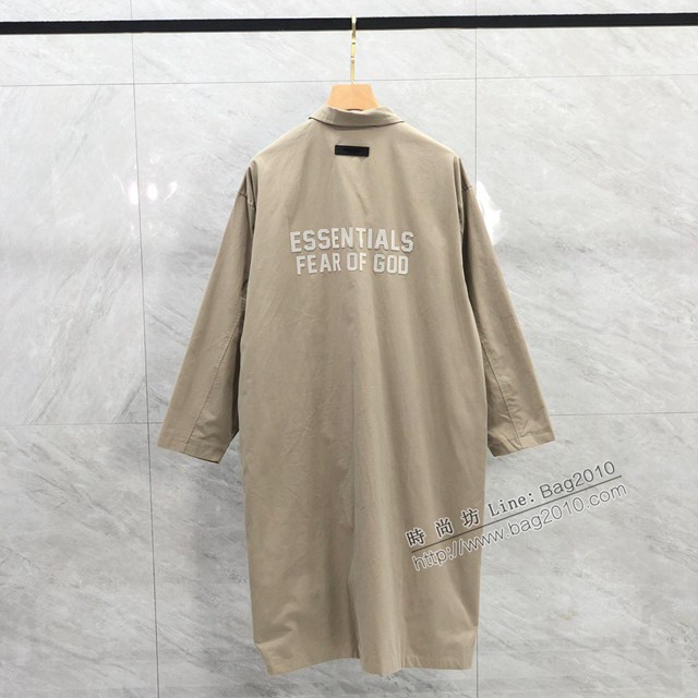 Essentials專櫃2023FW新款長款風衣 男女同款 tzy2777